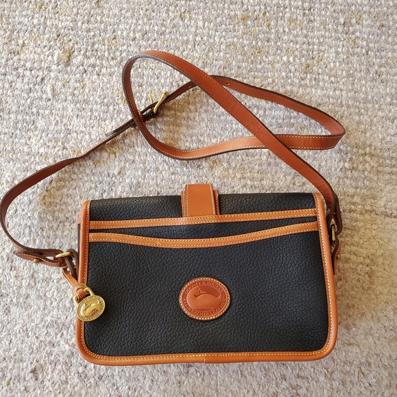 SOLD* Dooney & Bourke Vtg Two-Toned Equestrian Bag - Picture 8 of 16